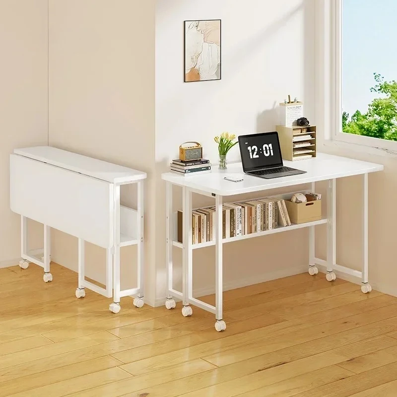 Foldable Table Computer Desks Adjustable Laptop Desk Multifunctional Household Desk Save Space Folding Table Office FurnitureN