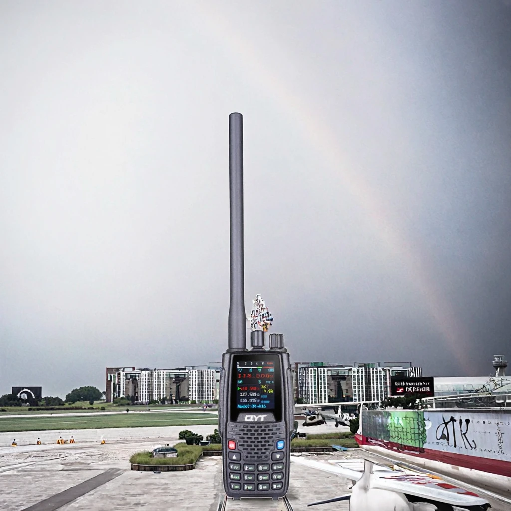 

QYT KT-A16 KT-8R Aviation Walkie Talkie Air Band Transmitter CH VOX 118.000-136.999MHz TX 108.0000-136.999MHz RX Handheld Radio