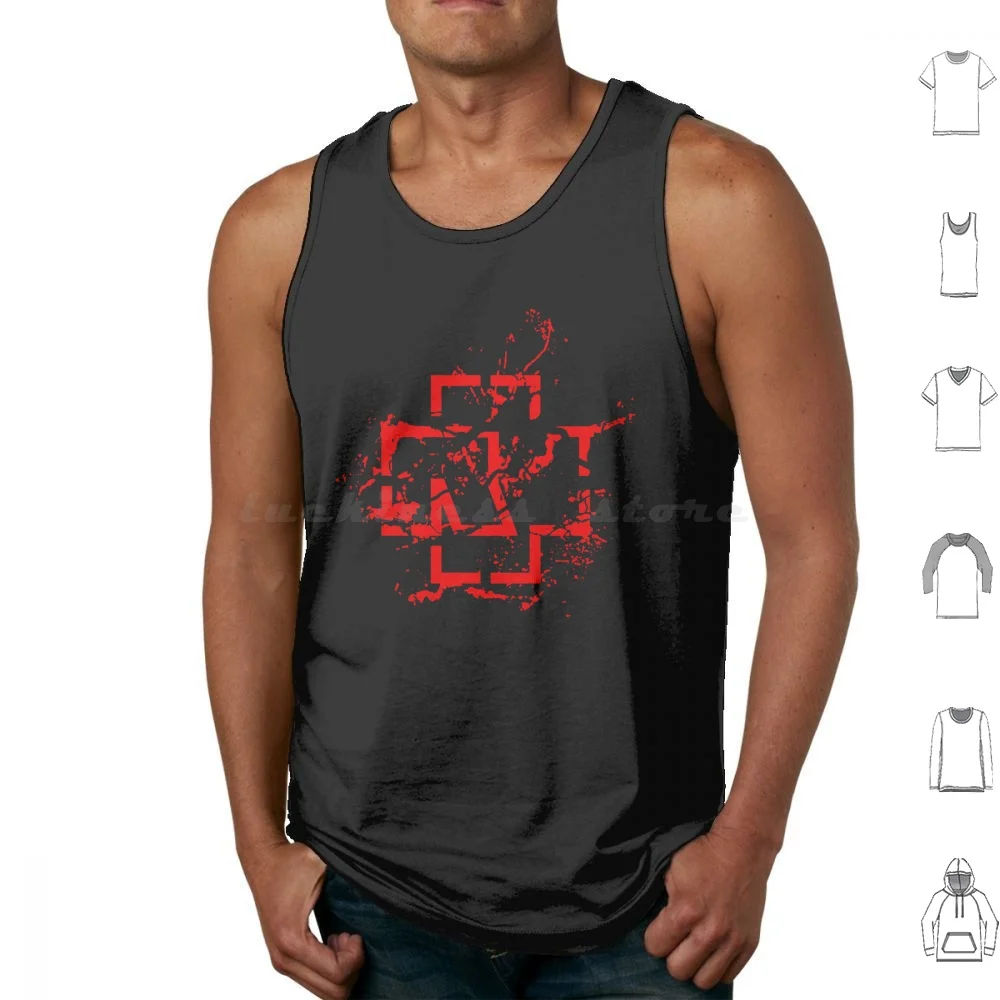 Rmmstin Tank Tops Print Cotton Band Music Gojira Ghost