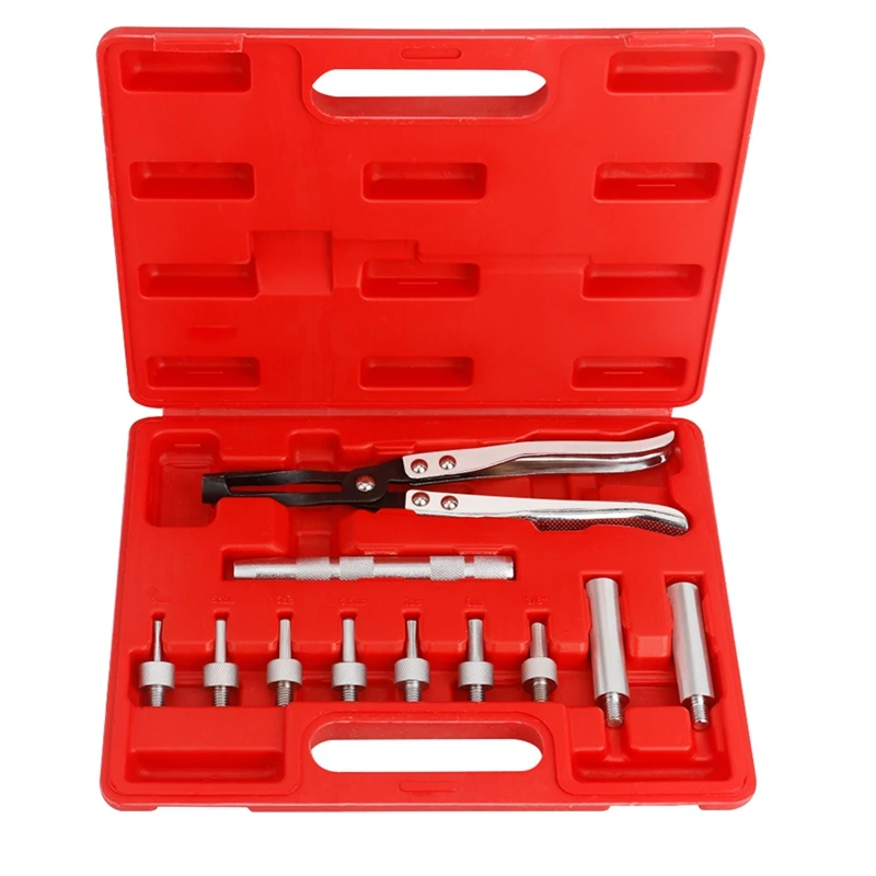 

NEW-11Pcs Valve And Oil Seal Disassembly Tool, Universal Seal Removal Pliers, 270 Mm Long Tool