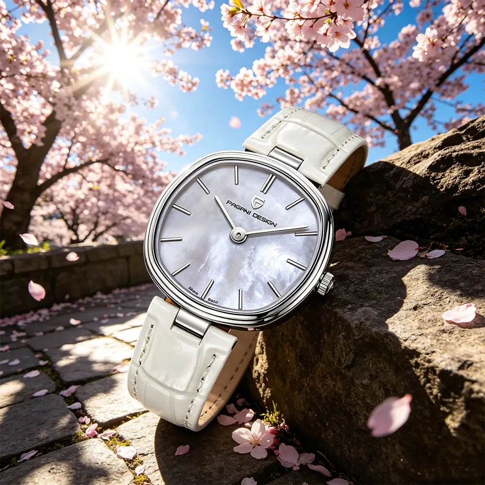 PAGANI DESIGN New Watch for Women Top Brand 32mm Women Wristwatch Sapphire Glass Clock 5Bar Waterproof Quartz Watches Women Gift