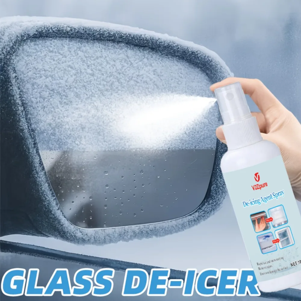 De-icing Agent, Refrigerator Defroster, Melts Snow & Ice for Car Windshields, Windows, Door Locks, Fridges, Glass, Deodorisant