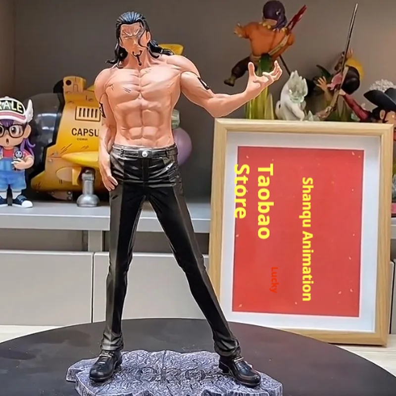 

Коллекционная фигурка Рюко Роб Луччи из One Piece, 25 см, ПВХ, окрашенная, аниме-статуэтка, настольное украшение, модель для фанатов аниме