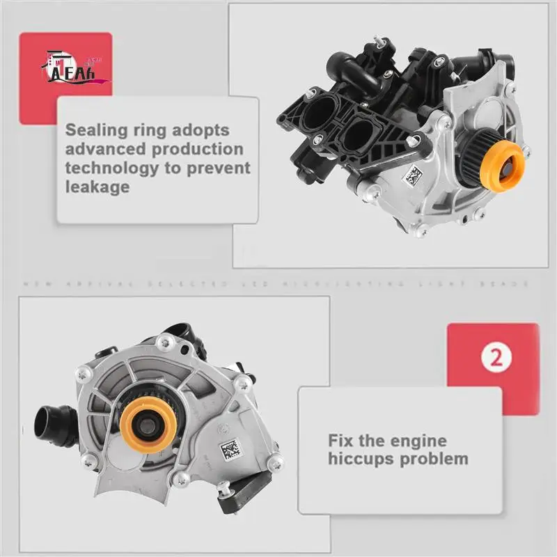 

AEA6-06K121600E Water Pump Thermostat Housing Assembly 06L121111H For VW GOLF Passat Tiguan A3/A4/A5/A6/A7/Q3/Q5