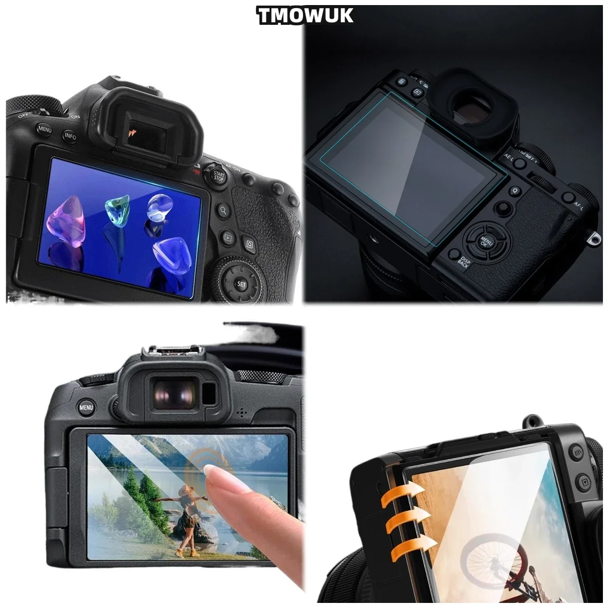 Privacy Anti-Glare Tempered Glass For Fujifilm X-T10 T20 T30 M1 A1 A2 E2 E3 X30 XF10 XS10 XS20 - Anti-Reflection Coating