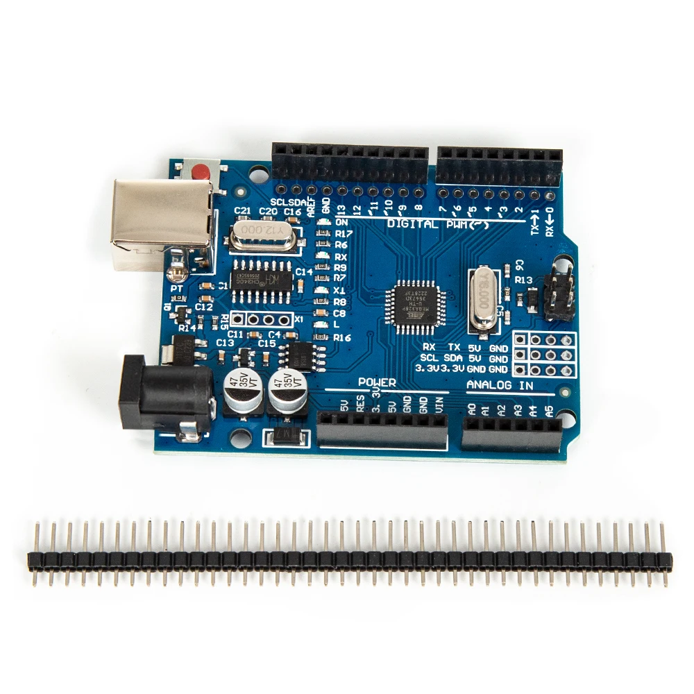 Плата KUONGSHUN R3 для Arduino UNO R3 CH340 + чип MEGA328P 16 МГц для платы разработки Arduino R3