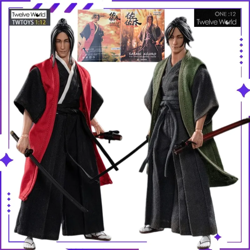TWTOYS Original Sasaki Kojiro espadachín japonés 1/12 muñeca móvil soldado modelo de 6 pulgadas Toy Boy colección de regalo en Stock