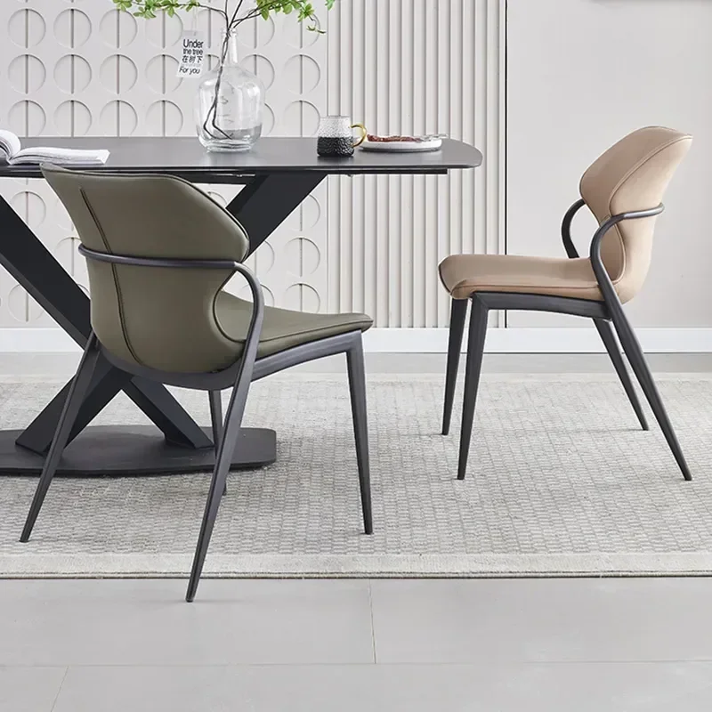 كراسي تناول الطعام للمطبخ والحفلات والمقهى لهجة مريحة بمنصة الشمال كراسي تناول الطعام مسند الظهر Moveis Para Casa أثاث منزلي YX50DC #4