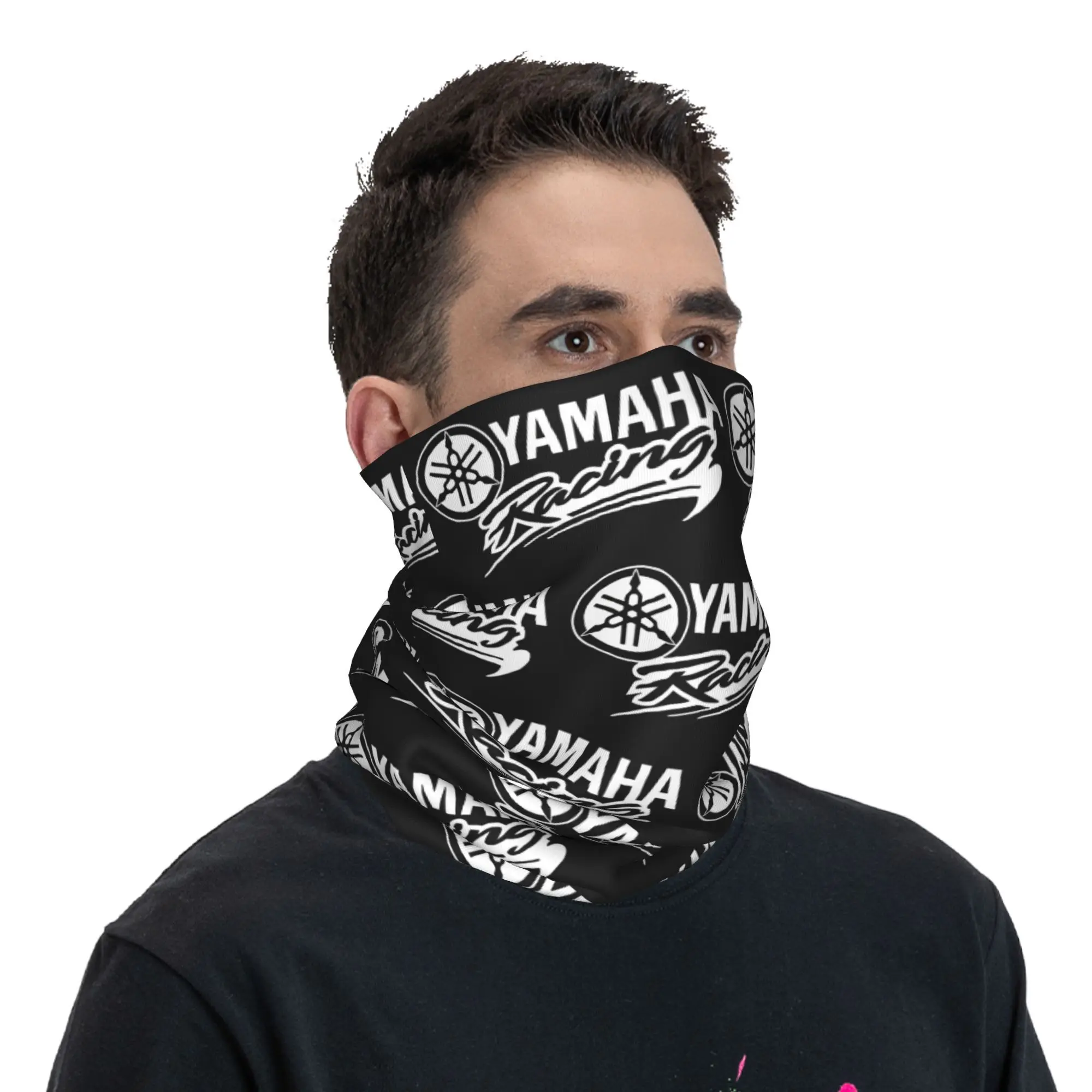 Custom Y-Yamahas  Racing Pattern Winter Headband Neck Warmer Men Women Hiking Cycling Tube Scarf  Face Bandana Gaiter