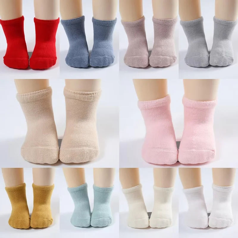 0-3Years Spring Autumn Baby Girls Boys Socks Cotton Soft Children's Socks Korean Style Socks For Girls Boys