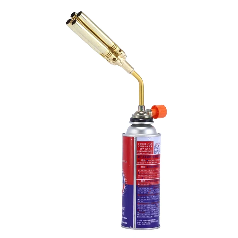 New Butane Burner Welding Gas Torch Flame Gun Brazing Flamethrower Outdoor Camping BBQ Portable Soldering Heat Gun
