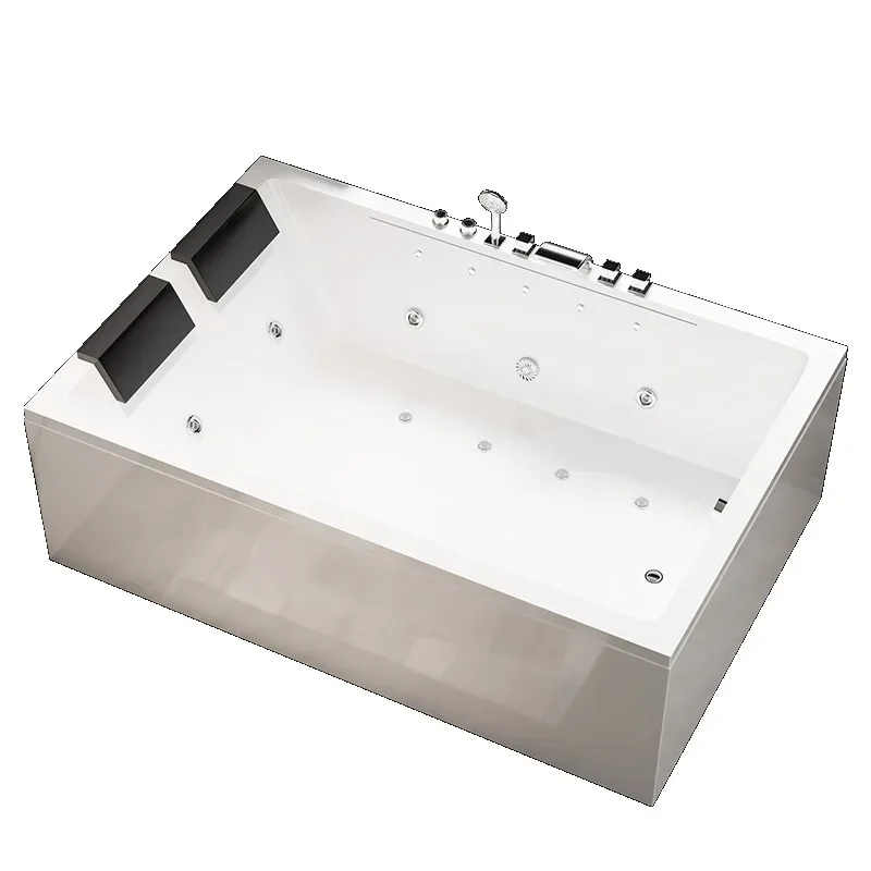 Couple Double Water Curtain Waterfall Thermostatic Heating Bath Household Independent Double Skirt Bath