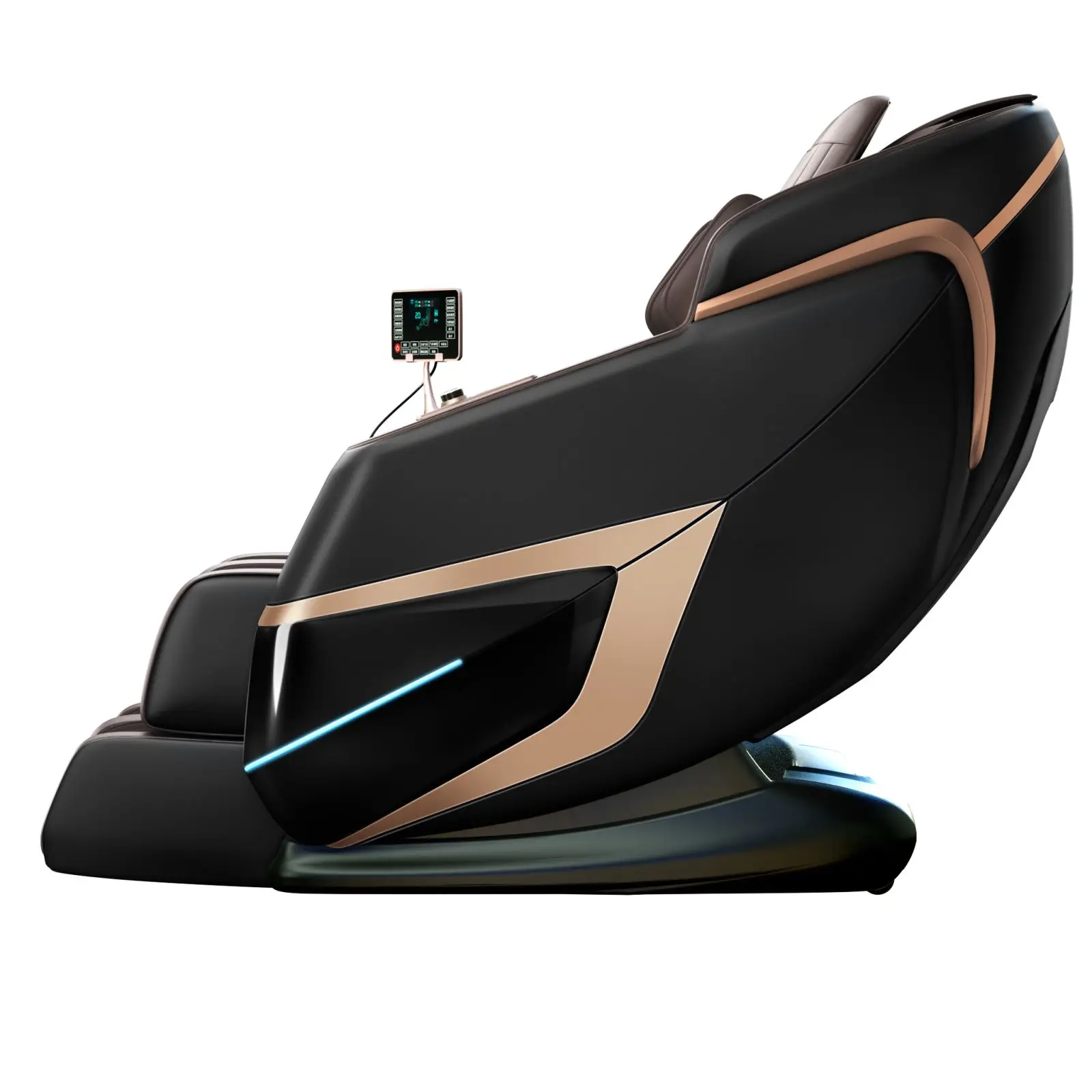 AI Voice Control Music Electric SL Heat Body Massager Chair 3D Zero Gravity Luxury Thai Stretch Shiatsu Massage Sofa Chair