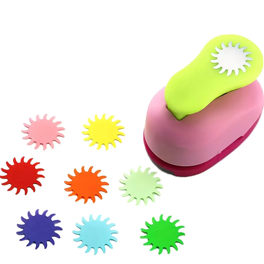 1PC Zon Vorm Handheld Perforator, Scrapbook Ambachten Perforator (Willekeurige Kleur)