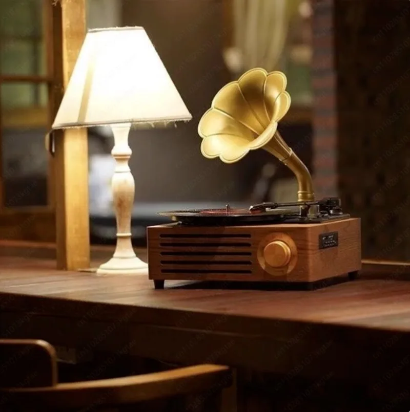 European phonograph ornament retro living room nostalgic record player bluetooth stereo all-in-one machine