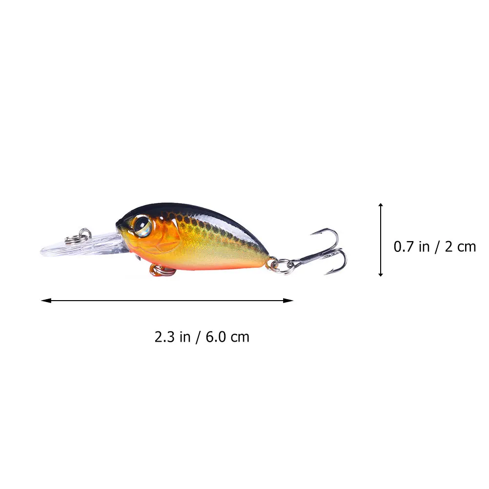 

Bionic Fishing Lures ABS Colorful Minnow Baits Artificial Lure Tools Floating Hair Baits Lifelike Plastic Fish Bait
