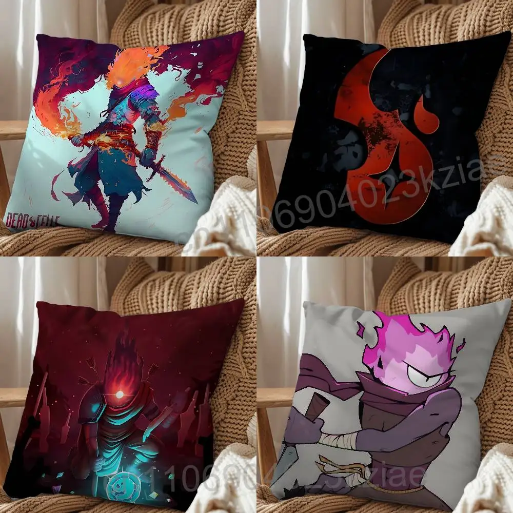 

game Eternal Cycle Dead Cells day gift Pillow Case Living Room Sofa Cushion Cover Suitable For Bedroom Room custom Decoration