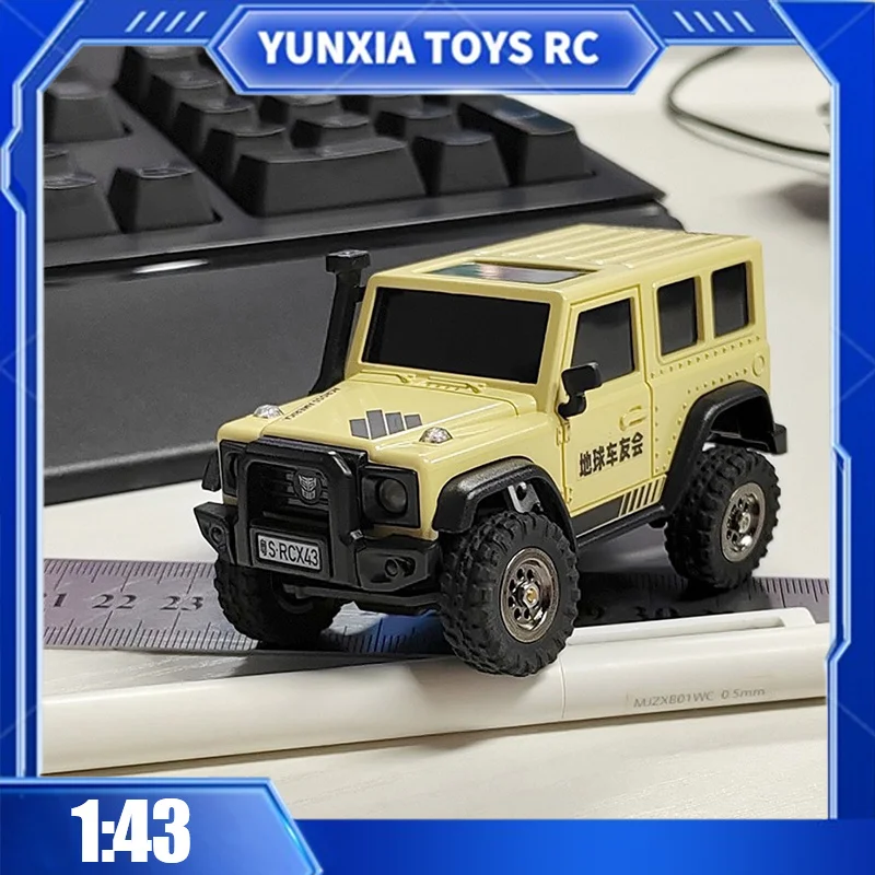 Ldarc X43 Off-Road 1/43 Mini Simulation Climbing Car Four-Wheel Drive Rc Remote Control Model Car Children'S Toy Gift