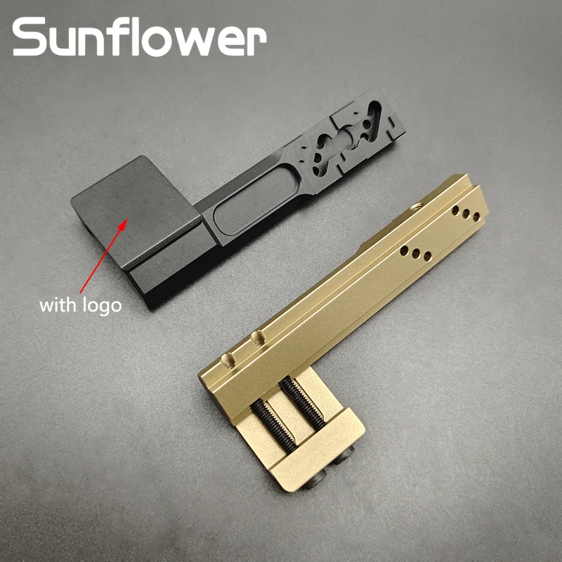 

CNC Offset Mount Airsoft SF M300 M600 Flashlight Adapter Base Tactical Weapon Weapon Scout Light Accessory Fit 20mm Rail