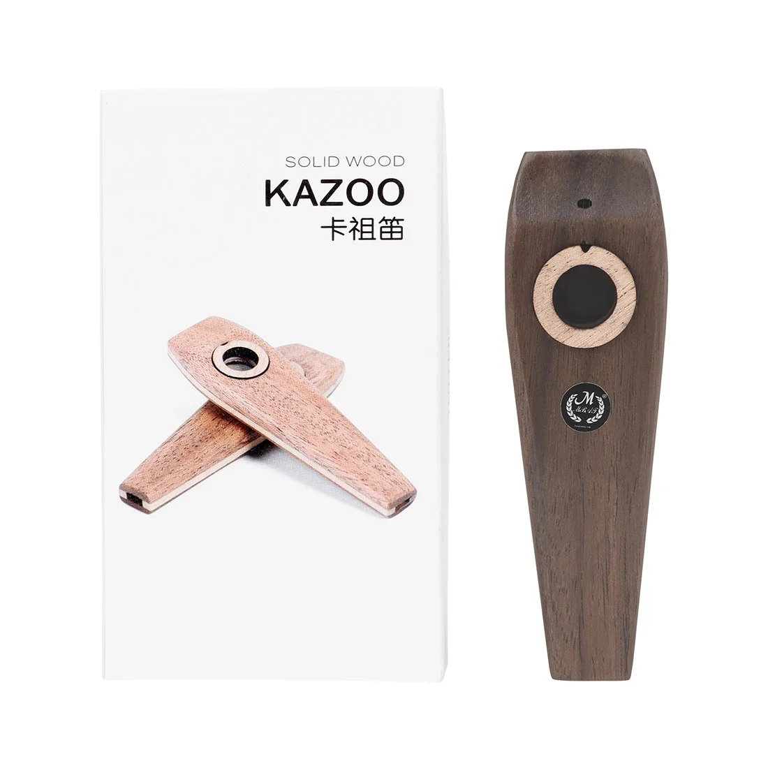 M MBAT Rosewood Flute Wooden Kazoo Instruments Guitar Ukulele Accompaniment Patry Musical Instrument for Kids Beginner Gift