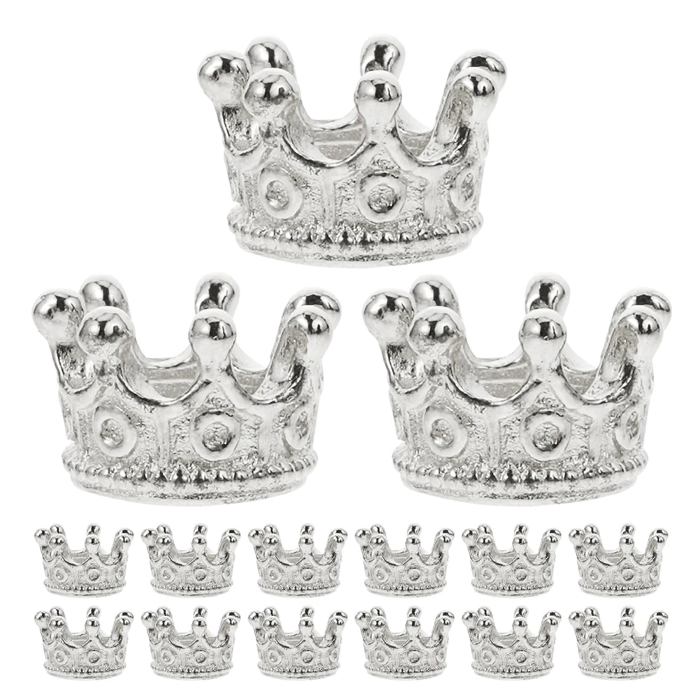 

120Pcs Unique Alloy Mini Crown Charms DIY Jewelry Pendants Crown Bracelets Earrings Craft Accessories Unique Alloy Charms