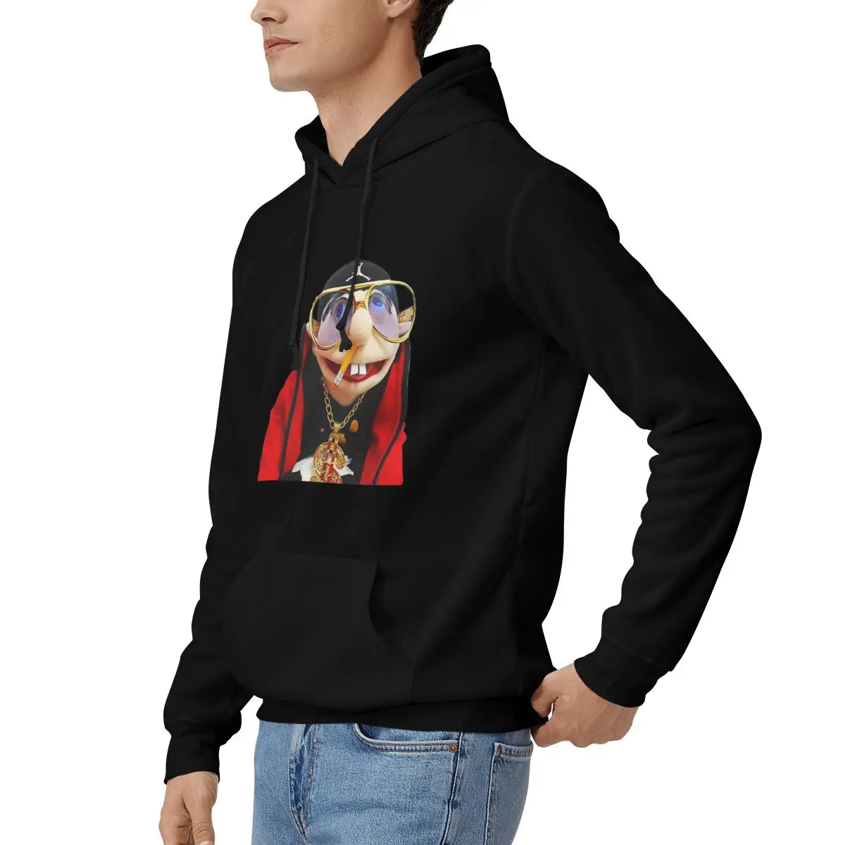 SML Rapper Jeffy Hoodies Homens Mulheres Casual Pulôver Moletons Hip Hop Manga Longa Com Capuz Outono Inverno