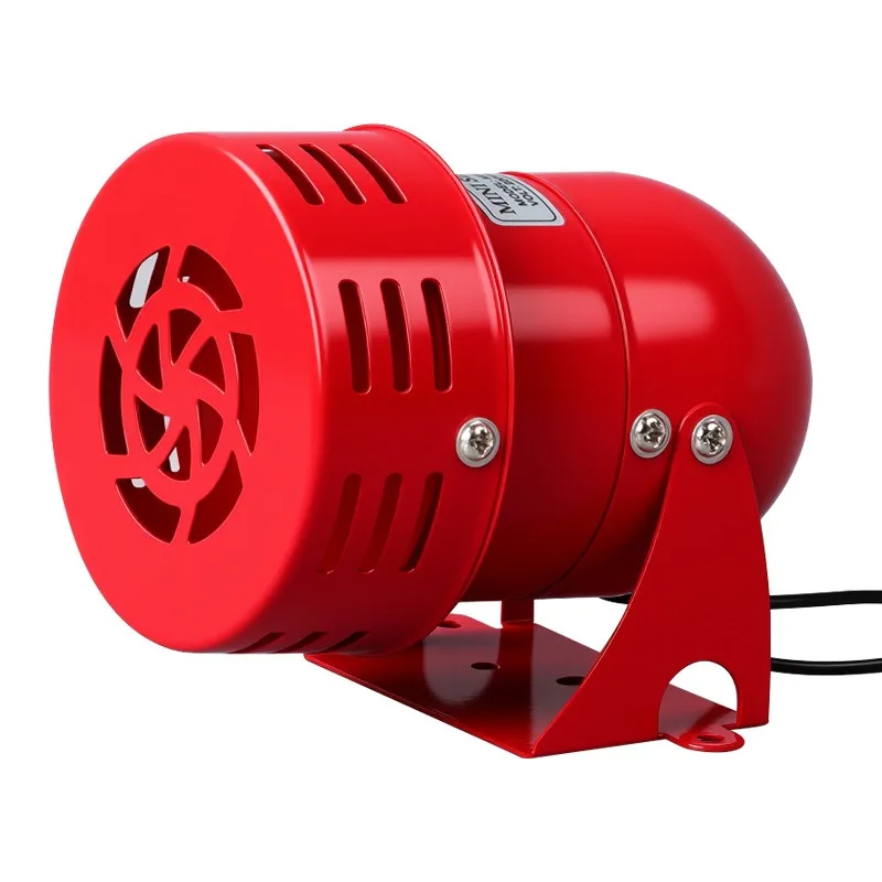 MS-190 Industrial Mini Siren Alarm Horn High Sound Metal Warning Buzzer 12V/24V/220V