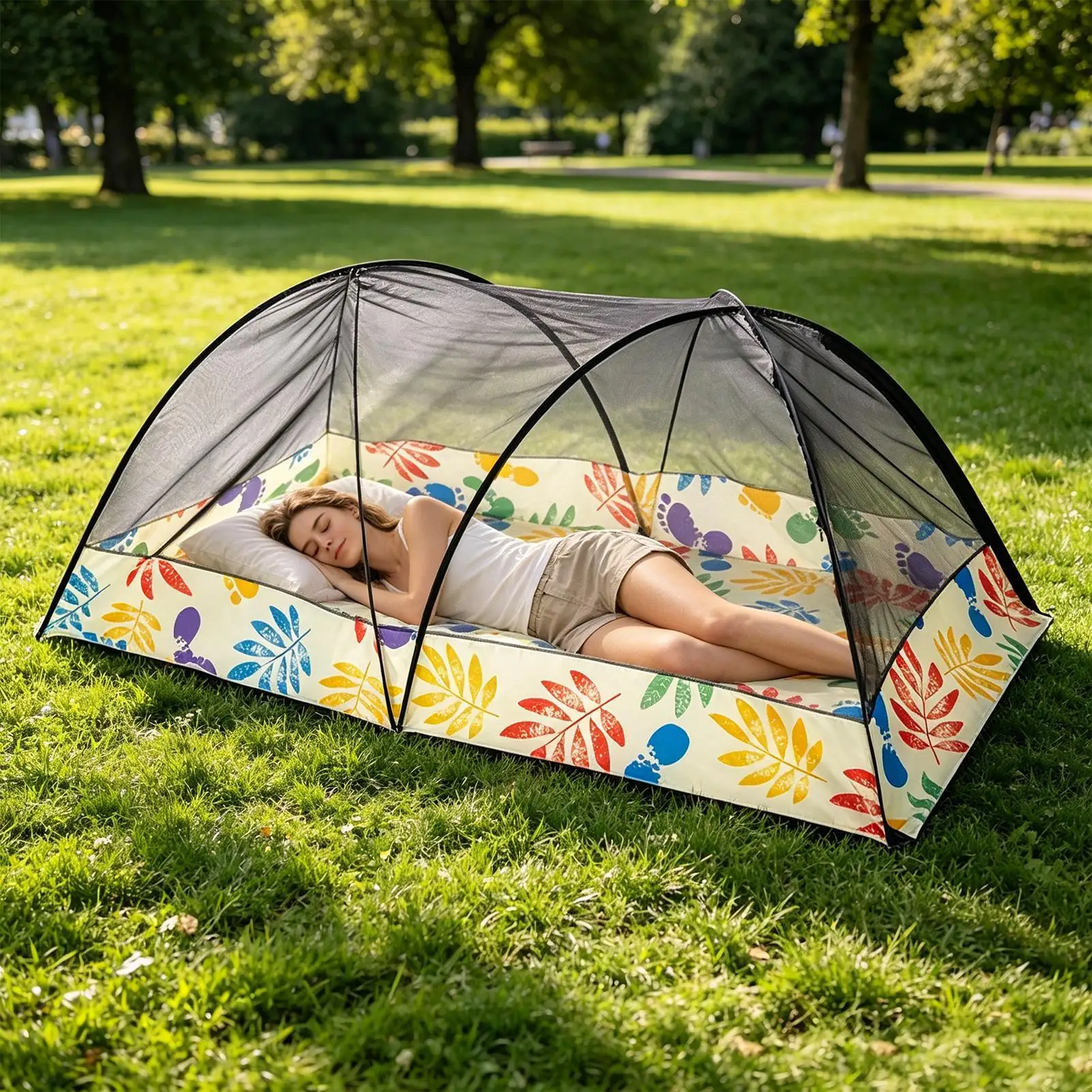 

Camping Net Foldable Sleeping Mesh Netting Camping Bed Mesh Net For Adults Family Sleeping Outdoor Tent Backpacking Travel