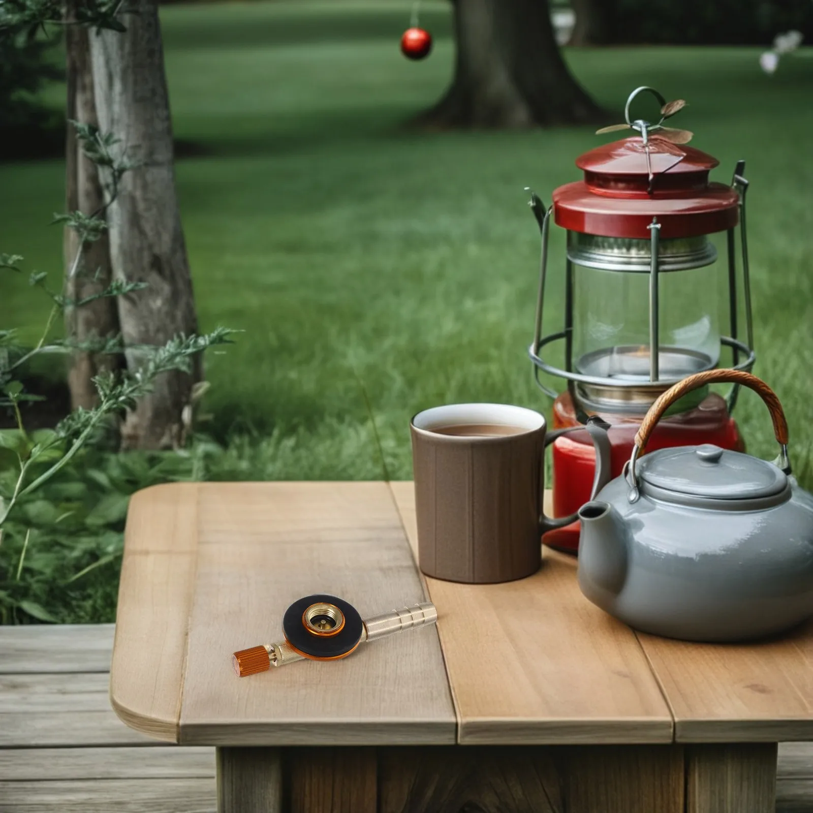 

Outdoor Gas Converter Head Portable Stove Burner Adaptor For Camping Bbq Hiking Travel Connection Universal