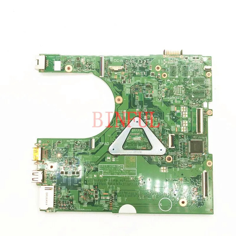 CN-0MY4NH 0MY4NH MY4NH Mainboard For DELL 15 3558 Laptop Motherboard 14216-1 With SR27G I3-5005U CPU DDR3L 100% Full Tested OK