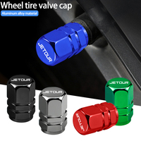 4Pcs Car Wheel Tire Valve Caps Metal Waterproof Dust Covers For Jietu JETOUR Traveler Shanhai T2 X70 X70plus X70m X95pro T5 L7