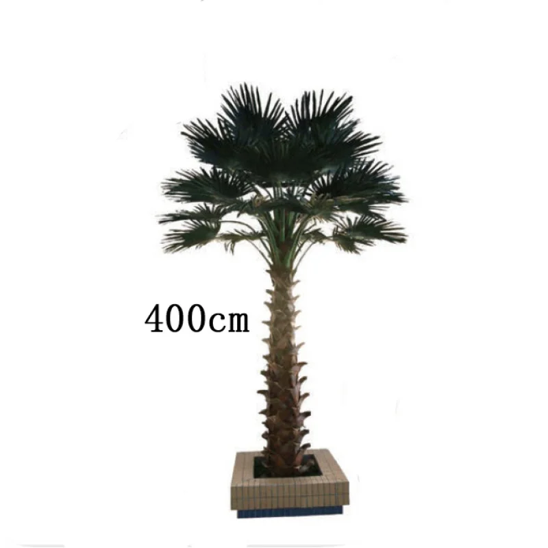 custom.Big 4M UV resistant trees decoration artificial with windproof outdoor decoration