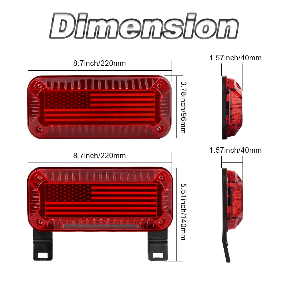 RV Camper مقطورة أضواء الذيل ، 57 LED ، تشغيل ، إشارة الانعطاف ، الفرامل ، ضوء لوحة ترخيص التوقف