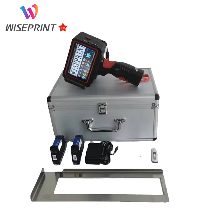 WISEPRINT TIJ Professional Industrial 48mm Intelligent Handheld Portable Inkjet Textile Printer