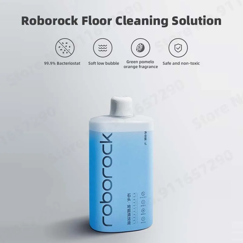 1L Original Floor Cleaning Solution For Roborock Dyad And S7 S70 S75 S7 MaxV s7MaxV T7S Plus S7Max Q7 Max Q5 99.9% Antibacterial