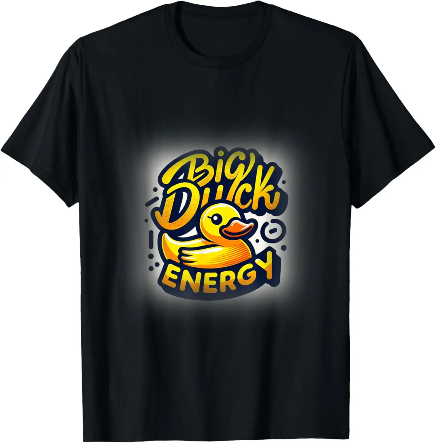 

BDE Fun Duck Energy Funny Vintage Rubber Duck Novelty Print T-Shirt