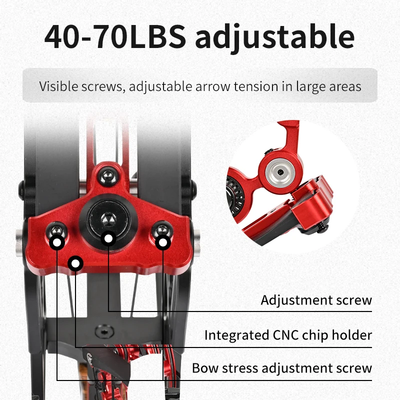STARCN Компактный ATA для стрельбы из лука, вес 17,5 дюйма, 45–70 фунтов, стрелы для отдыха, рыбалки, охоты и стальные шарики, блочный лук двойного назначения