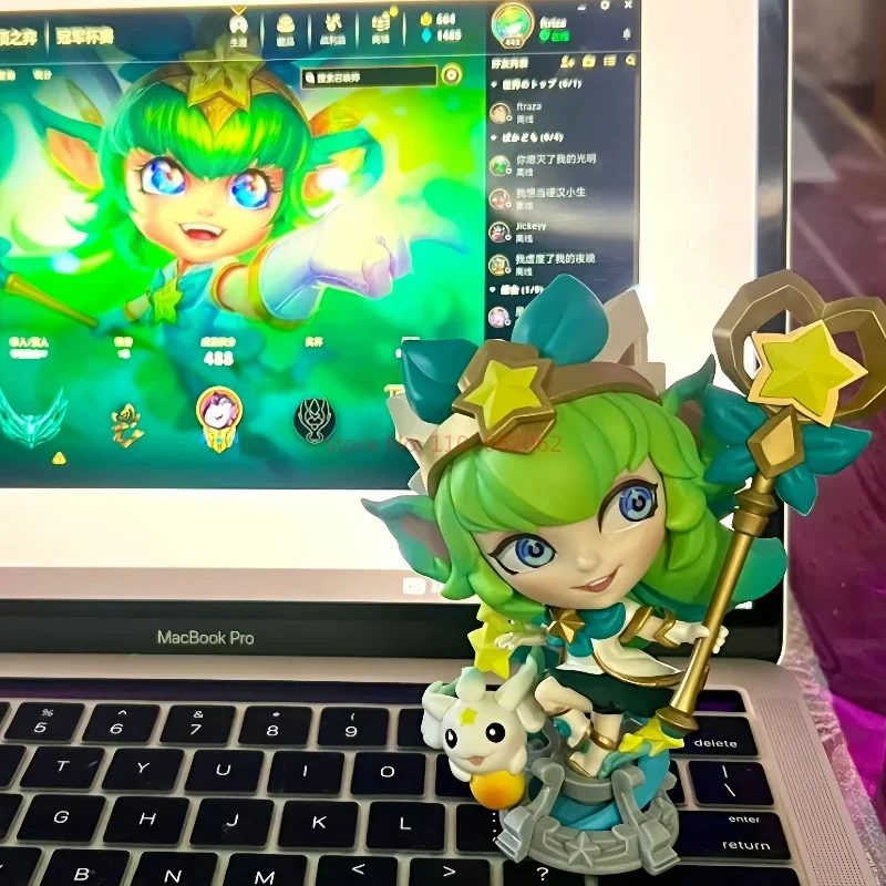 In Stock Genuine League Of Legends Official Genuine Star Guardian Lulu Collection Model Anime Peripherals Gifts Toys