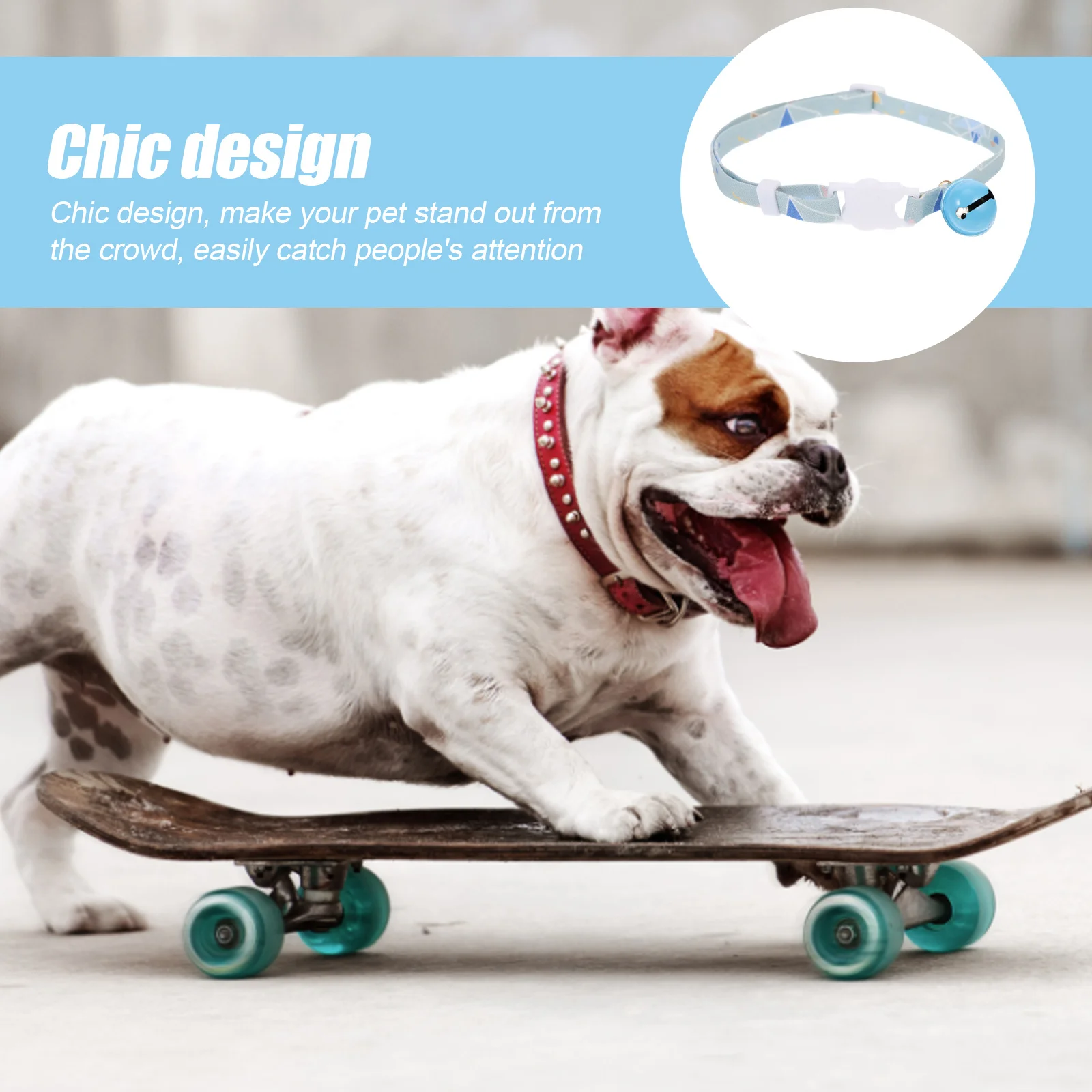 

2Pcs Pet Collar Exquisite Design Adjustable Cat Dog Necklace Breathable Cozy Daily Wear Party Photos Cat Collars for Girl Cats