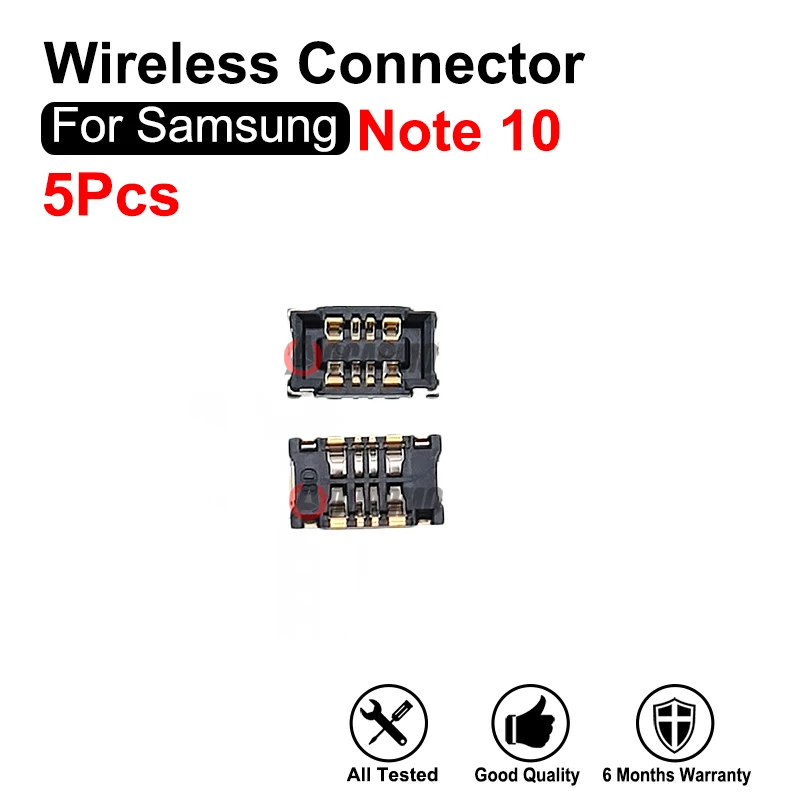 Wireless Charging Connector Motherboard FPC Plug Repair Parts For Samsung Galaxy Note 10 10+ Plus
