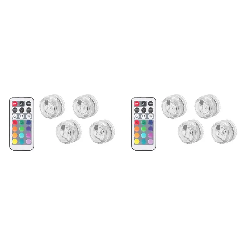 

A98E-8 Pack LED Lights For Ninja Slushi FS301/FS300 Capsule-Shaped Lighting Module Slushie Machine Accessory