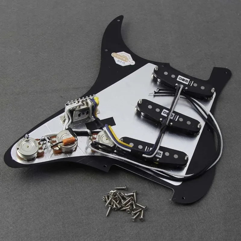 OriPure Alnico 5 Loaded Prewired Guitar Pickguard SSS Staggered Pickups for FD ST Guitar Parts
