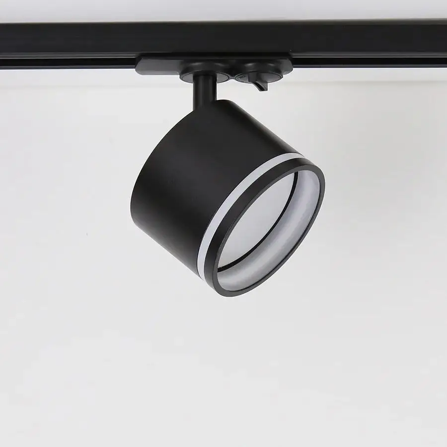 GX53 tracklamp 3-kleuren spotlight AC85-265V woonkamer slaapkamer winkel kroonluchter draaibare downlight keuken huisverlichting - afbeelding 2