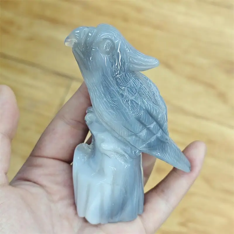 

Натуральный синий содалит, резьба по скорпиону, энергетический драгоценный камень, Рейки, Исцеление фэншуй, украшение для дома и офиса, подарок, 1 шт.