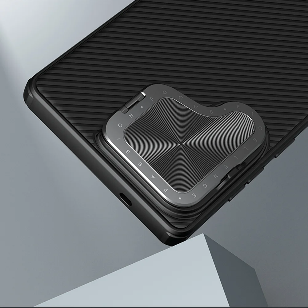 حافظة Nillkin لهاتف سامسونج جالاكسي S25 Ultra Magsafe CamShield الدعامة المغناطيسية للشحن اللاسلكي غطاء أسود لهاتف سامسونج S25 Ultra