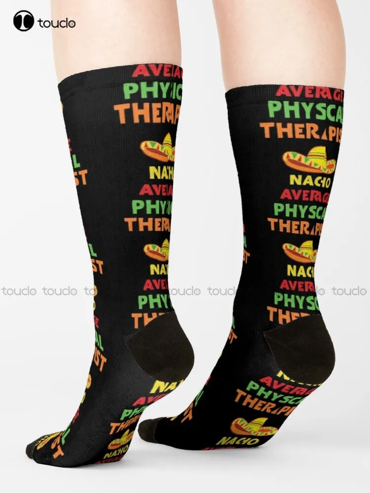 

Physical Therapist Gifts - Nacho Average Physical Therapist Socks Athletic Socks Unisex Adult Teen Youth Socks Harajuku Gift Art