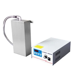 Suspended vibration box input ultrasonic cleaning machine Vibration plate external generator remote cleaning equipment