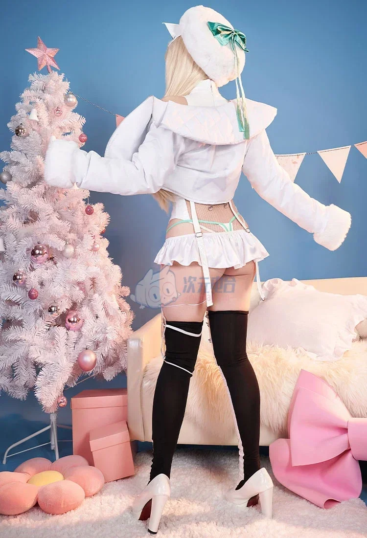 Nikke De Godin Van De Overwinning Ruffie Cosplay Kostuum Vrouwen Sexy Lingeries Jumpsuit Halloween Uniformen Feestkleding Op Maat Gemaakt