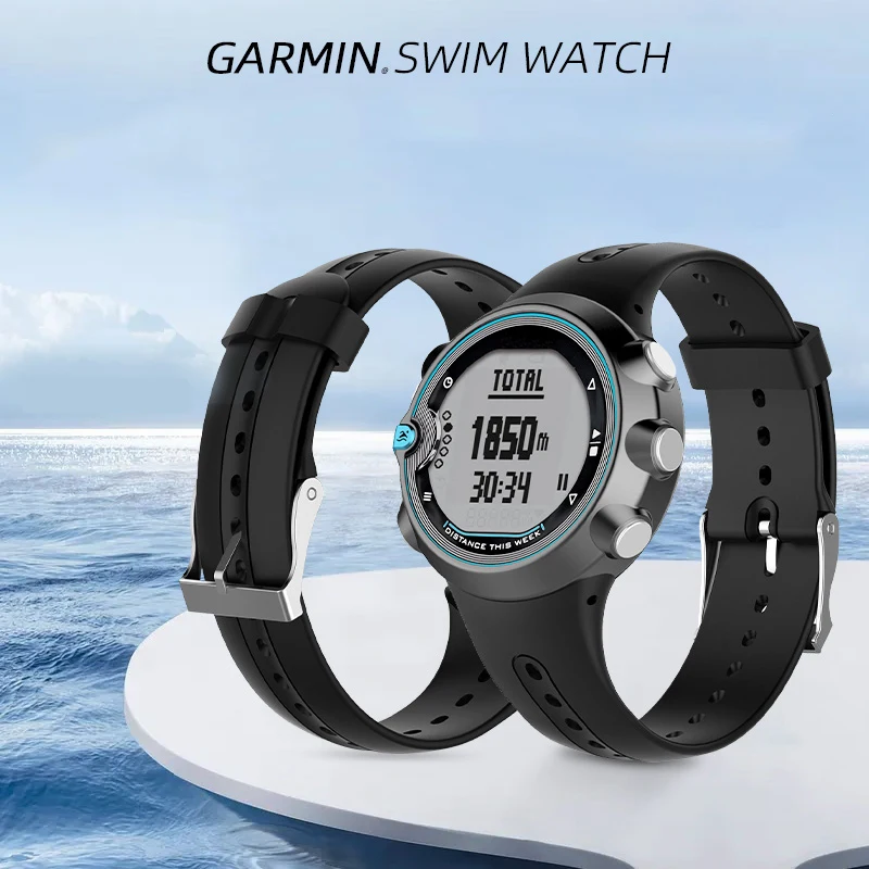 Ban Đầu Dây Đeo Dành Cho Garmin Bơi Dây Đồng Hồ Thông Minh Garmin Ban Đầu Silicon Dây Đeo Dành Cho Garmin Bơi Đồng Hồ Định Vị GPS Dây Đeo Tay