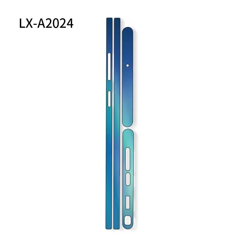 Pegatinas coloridas 3M para Samsung Galaxy s23, S24 Ultra, S22 plus, S22, películas, calcomanía, piel, Material, película lateral, Protector, pegatina